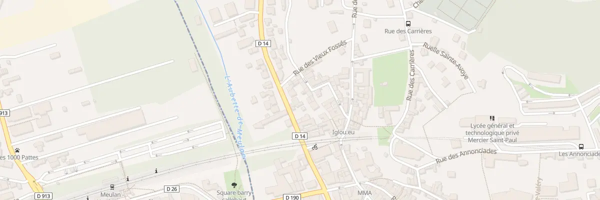 Plan du 18 Rue de Tessancourt à Meulan-en-Yvelines