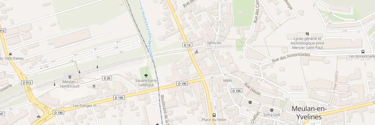Plan du 3 Rue de Tessancourt à Meulan-en-Yvelines