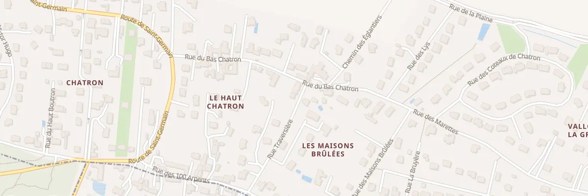 Plan du 1 Rue Traversière à Saint-Germain-de-la-Grange