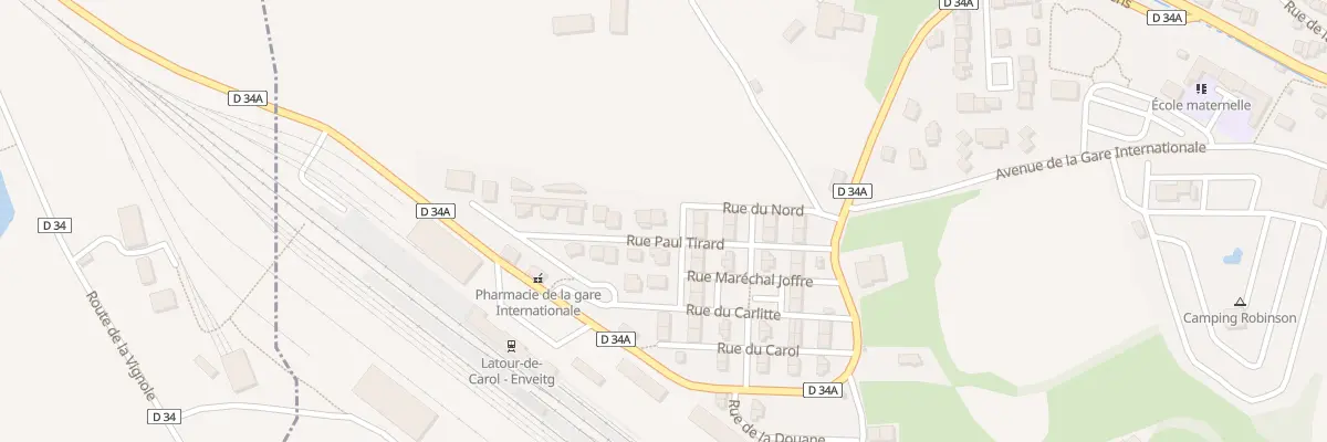 Plan du 18 Rue Paul Tirard à Enveitg