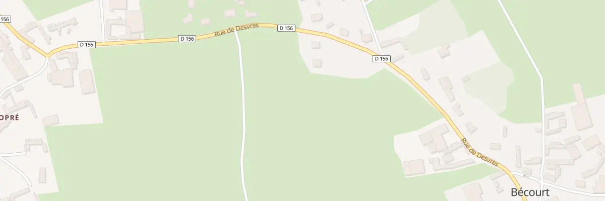 Plan du 13 Rue de Desvres à Bécourt