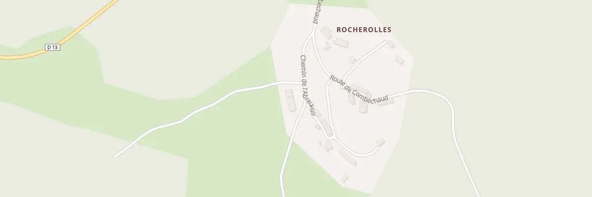 Plan du 5061 Rocherolles à La Chapelle-Saint-Martial