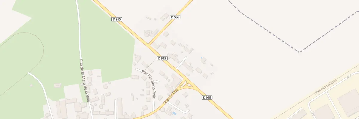 Plan du 16 Rte du Pavé à Bouconvillers