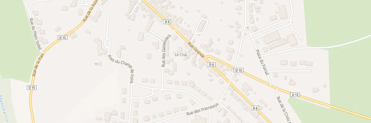 Plan du 24 Rue Grande à Bonnat
