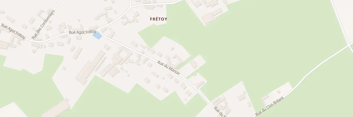 Plan du 7 Rue du Manoir (fretoy) à Grémévillers