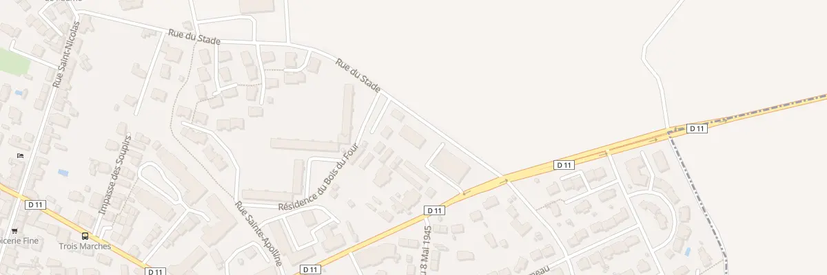 Plan du 13 Rue du Stade à Neauphle-le-Château