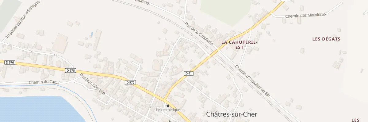 Plan du 14 Rue de la Visonnerie à Châtres-sur-Cher