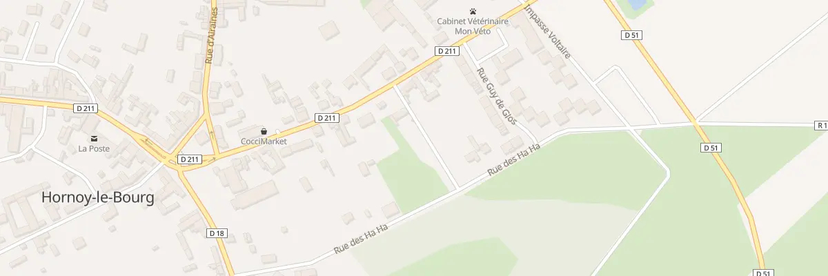 Plan du 22 Rue de Molliens-Vidame à Hornoy-le-Bourg