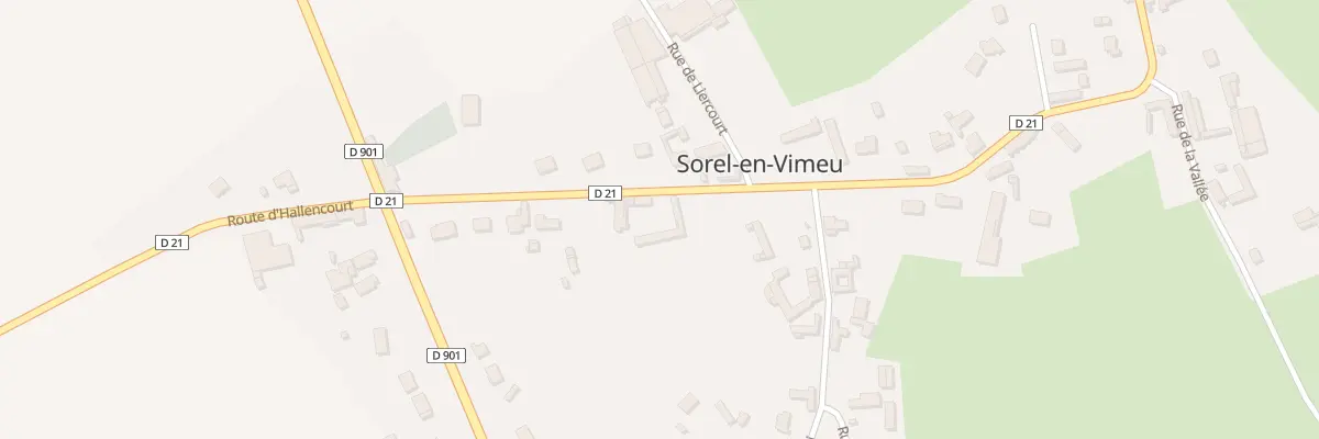 Plan du 12 Rue de la Terrière à Sorel-en-Vimeu