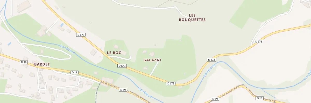 Plan du 6494 Galazat à Saint-Céré