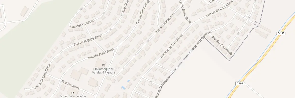 Plan du 20 Rue des Primeveres à Beynes
