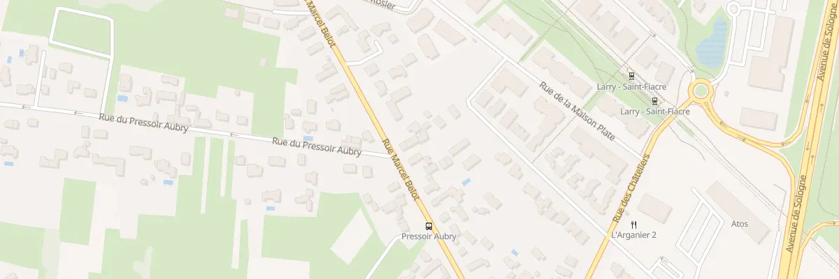 Plan du 1687 Rue Marcel Belot à Olivet