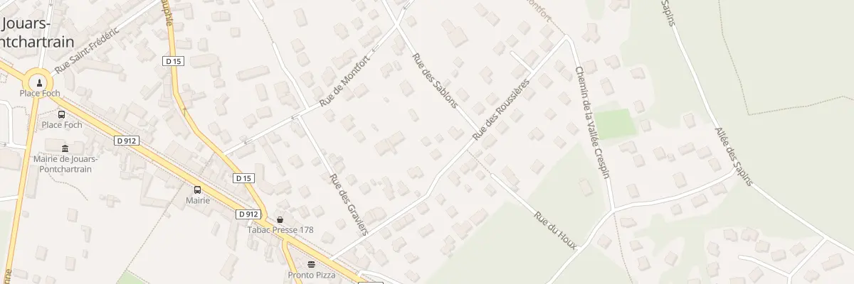 Plan du 15 Rue des Roussières à Jouars-Pontchartrain