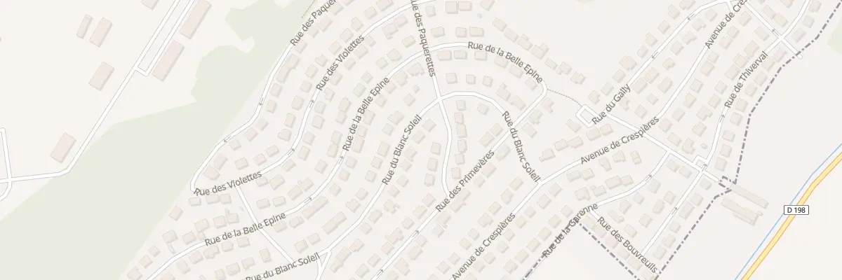 Plan du 84 Rue du Blanc Soleil à Beynes
