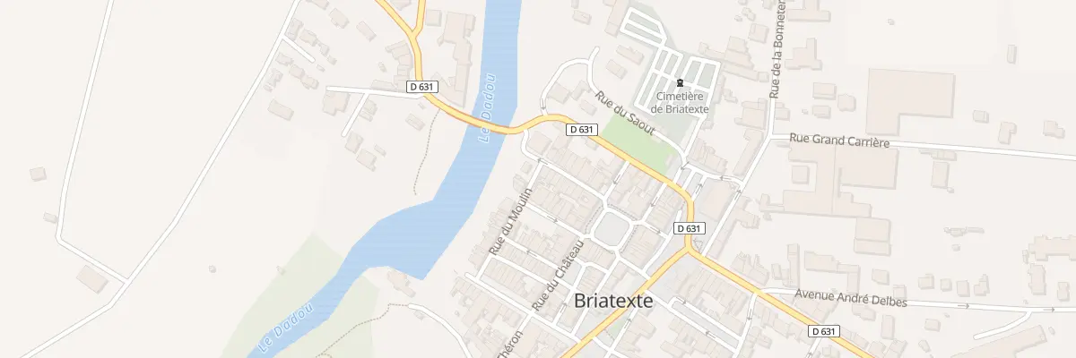Plan du 1 Rue du Moulin à Briatexte