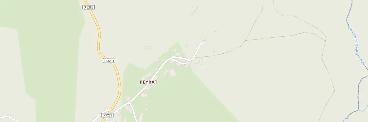 Plan du 26 Peyrat à Pradines