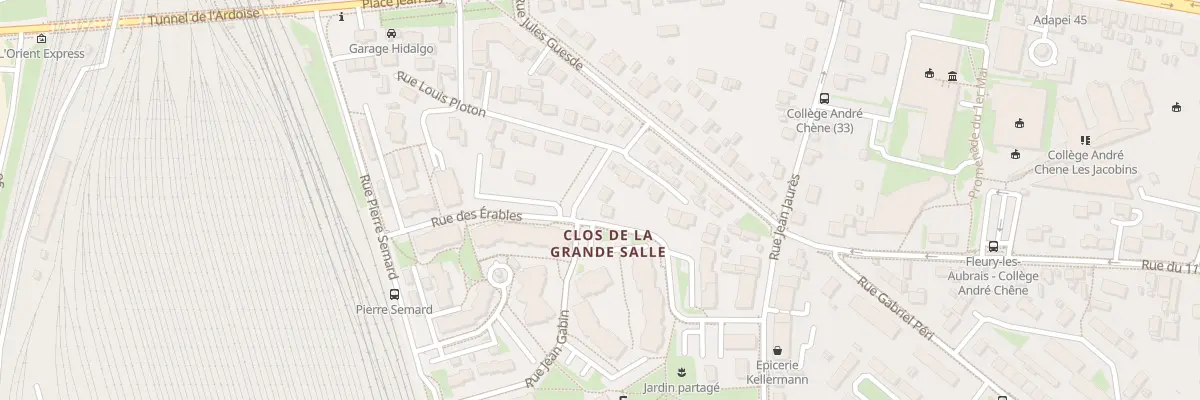 Plan du 15 Rue Jean Gabin à Fleury-les-Aubrais