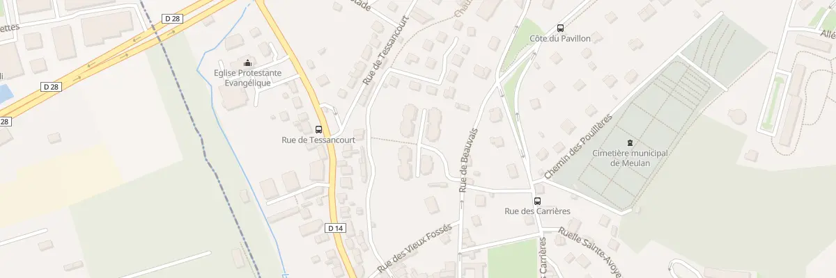Plan du 23 Rue de Beauvais à Meulan-en-Yvelines