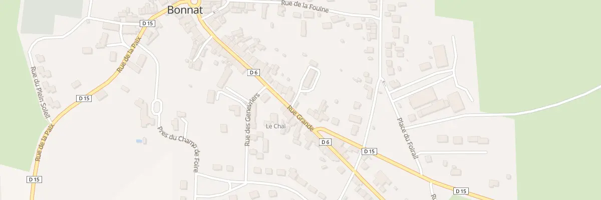 Plan du 29 Rue Grande à Bonnat