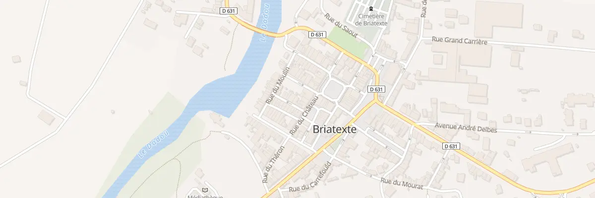 Plan du 6 Rue des Tisserands à Briatexte