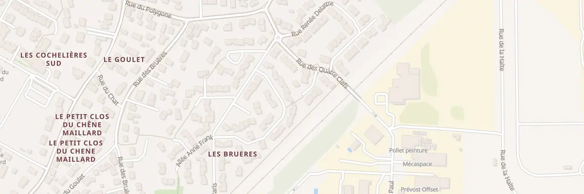 Plan du 79 All Jeanne Labourbe à Saran