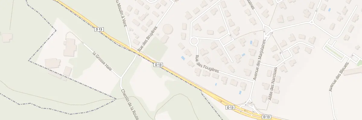 Plan du 15 Rue des Fougères à Maurepas