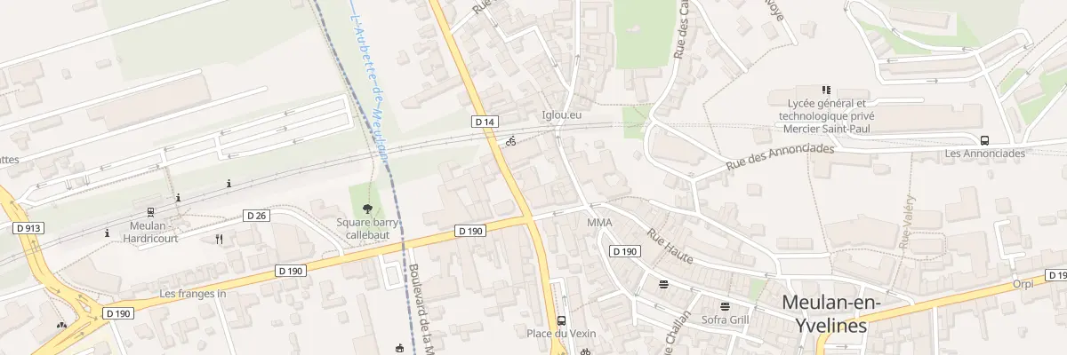 Plan du 4 Rue de Tessancourt à Meulan-en-Yvelines