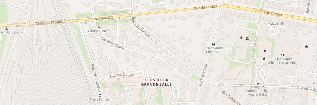 Plan du 2 Rue Louis Ploton à Fleury-les-Aubrais