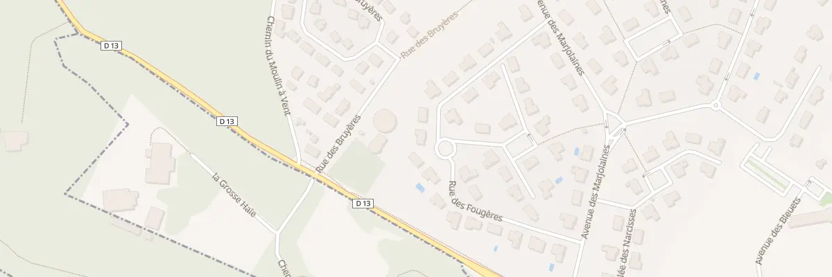 Plan du 19 Rue des Fougères à Maurepas