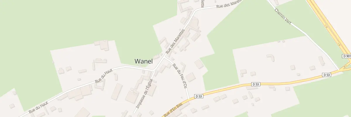 Plan du 1 Rue du Feu d’Os Wanel à Hallencourt