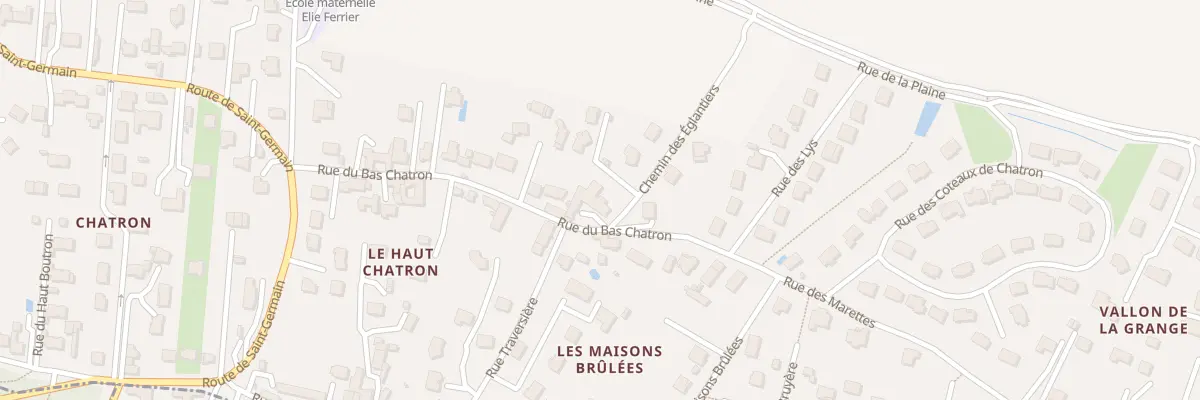 Plan du 19 Rue du Bas Chatron à Saint-Germain-de-la-Grange