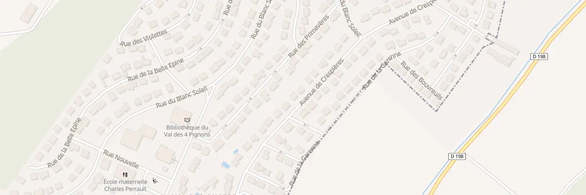 Plan du 23 Av de Crespieres à Beynes