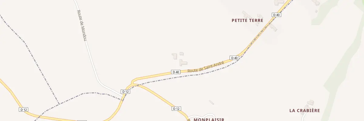 Plan du 5085 Mondou à Teyssode