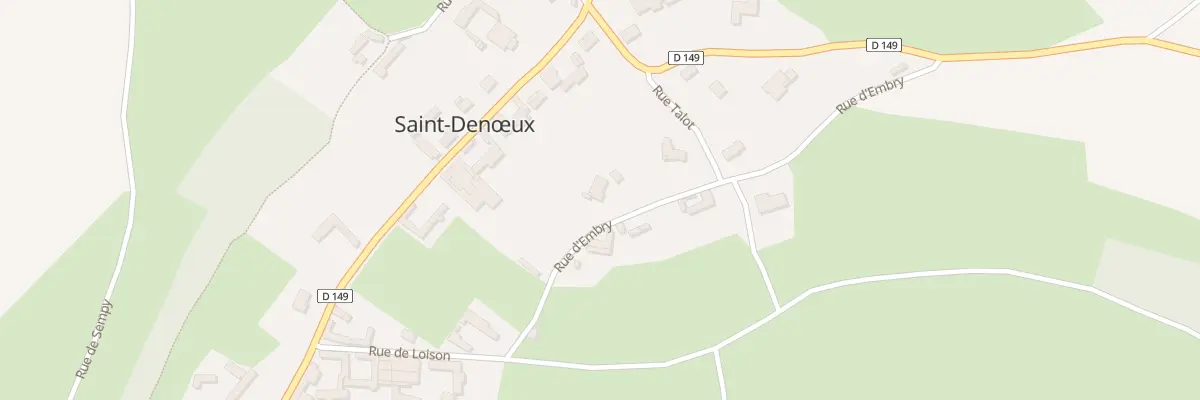 Plan du 3 Rue d’Embry à Saint-Denœux