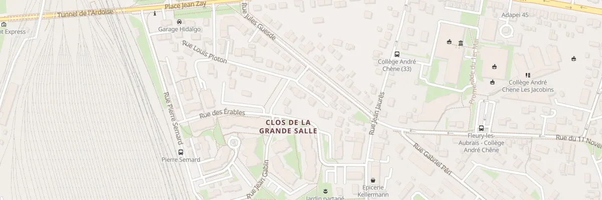 Plan du 9 Rue Louis Ploton à Fleury-les-Aubrais