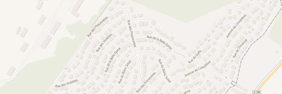 Plan du 83 Rue du Blanc Soleil à Beynes