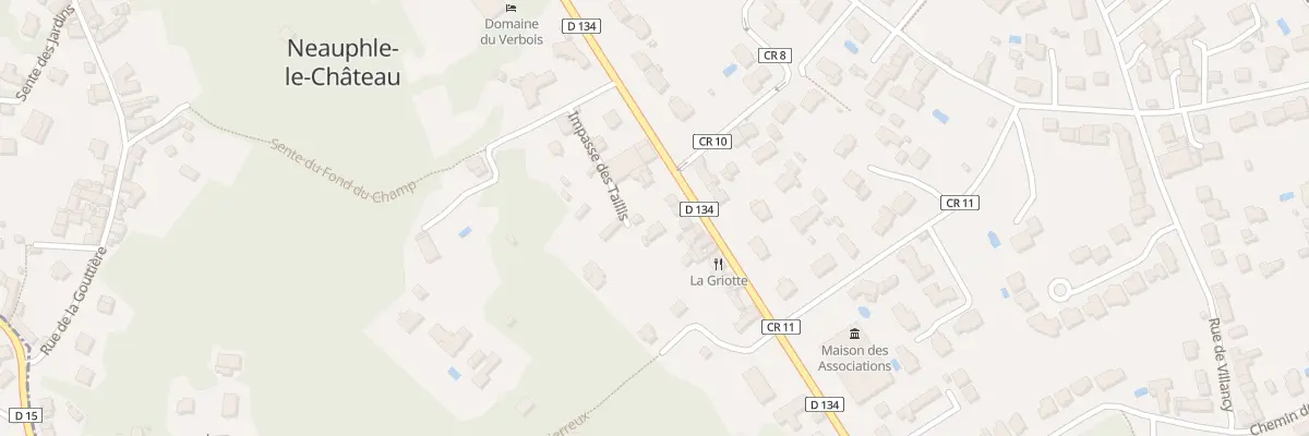 Plan du 46 Av de la République à Neauphle-le-Château