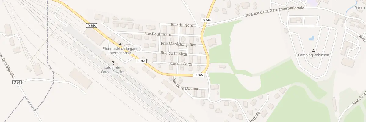 Plan du 6 Rue Centrale à Enveitg