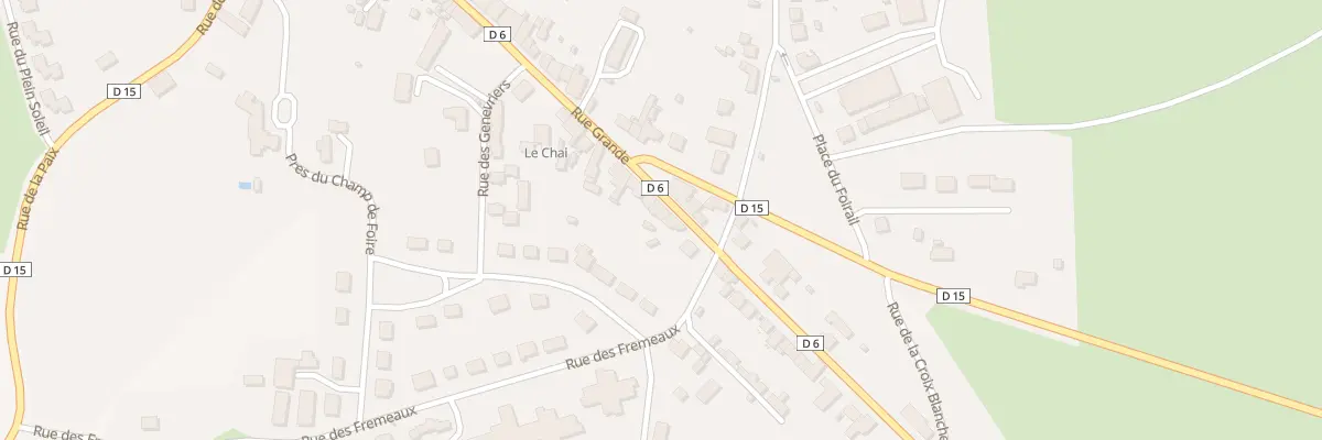 Plan du 36 Rue Grande à Bonnat