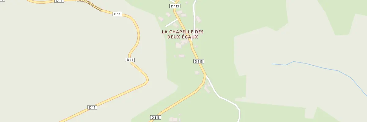Plan du 5055 Les Egaux à Saint-Bonnet-Elvert