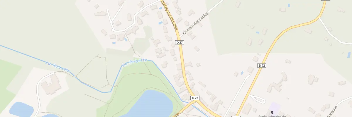 Plan du 7 Rue de Rambouillet à Clairefontaine-en-Yvelines