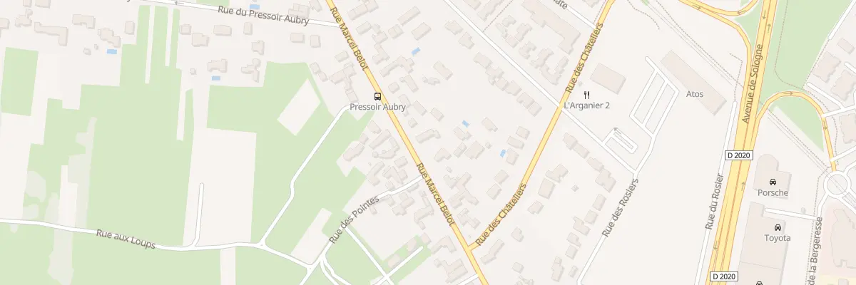 Plan du 1837 Rue Marcel Belot à Olivet