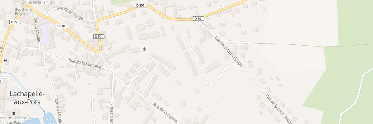 Plan du 14 Rue des Tilleuls à Lachapelle-aux-Pots