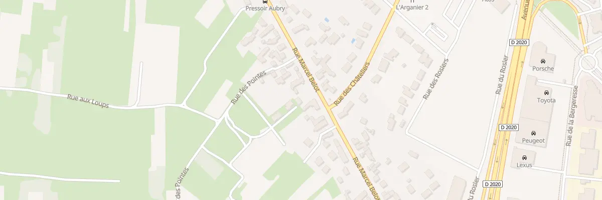 Plan du 1948 Rue Marcel Belot à Olivet