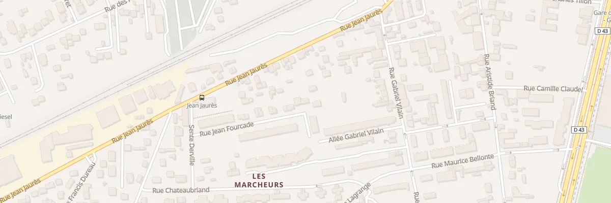 Plan du 25 Rue Jean Fourcade aux Mureaux