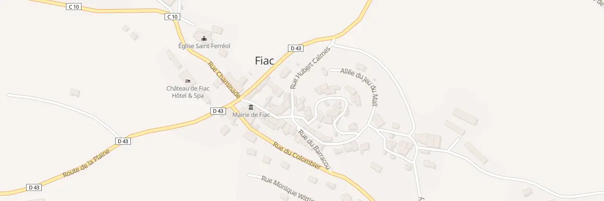 Plan du 12 Pl du Château d’eau à Fiac