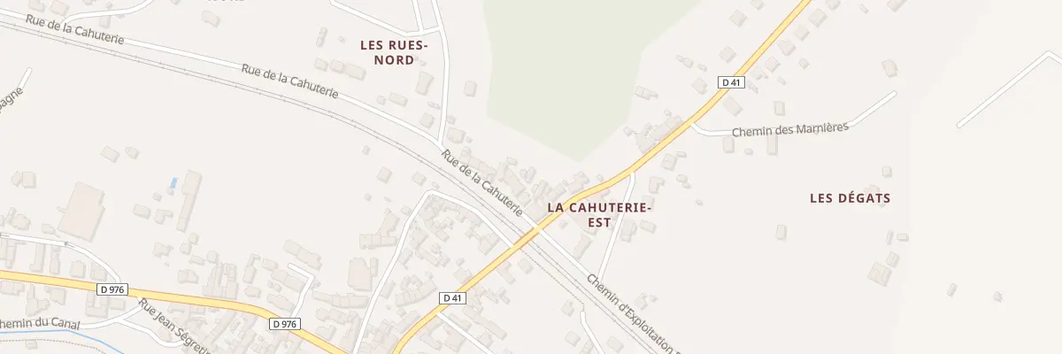 Plan du 3 Rue de la Cahuterie à Châtres-sur-Cher