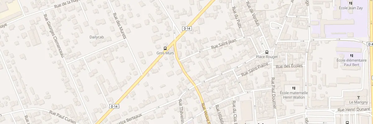 Plan du 3 Rue Gontier aux Mureaux
