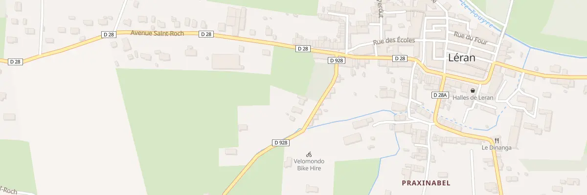 Plan du 6 Av de Montgout à Léran