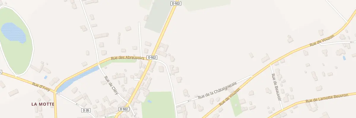 Plan du 16B Rue de Bel Air à Chaumont-sur-Tharonne